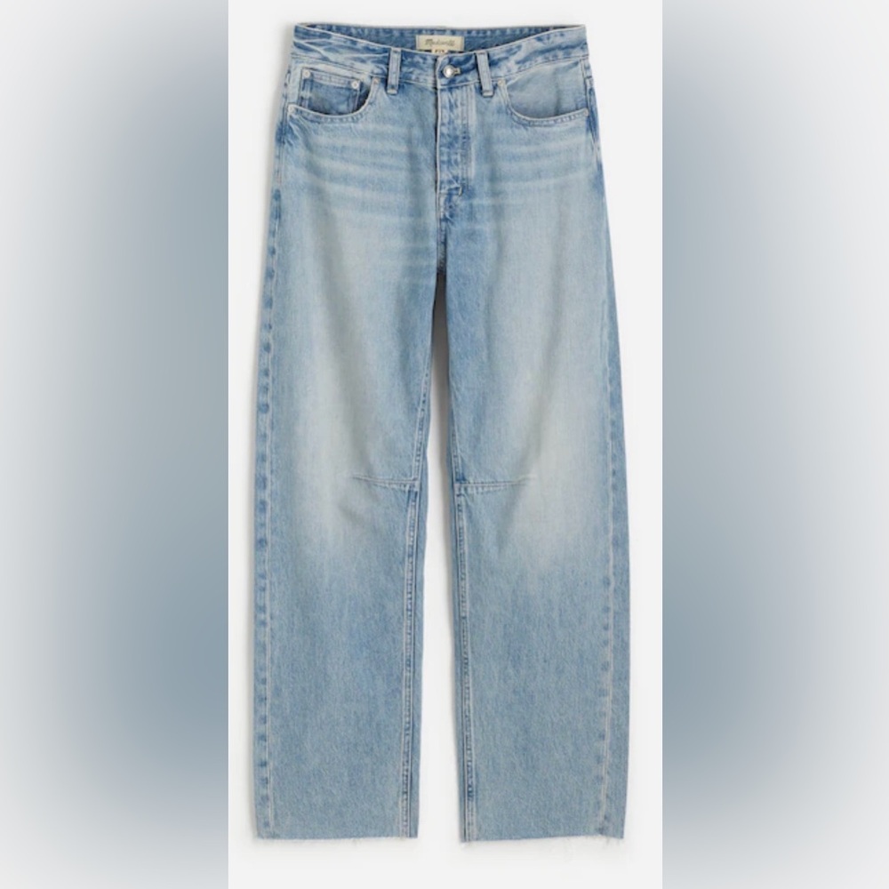 Madewell - The Curvy Darted Barrel-Leg Jean